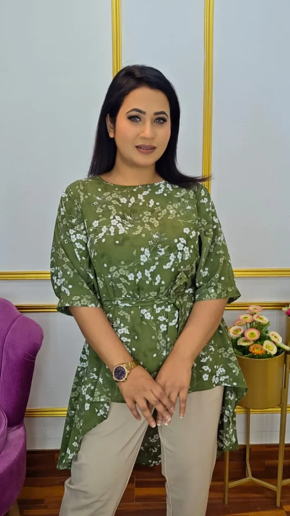 Trendy Malai Georgette Western Top