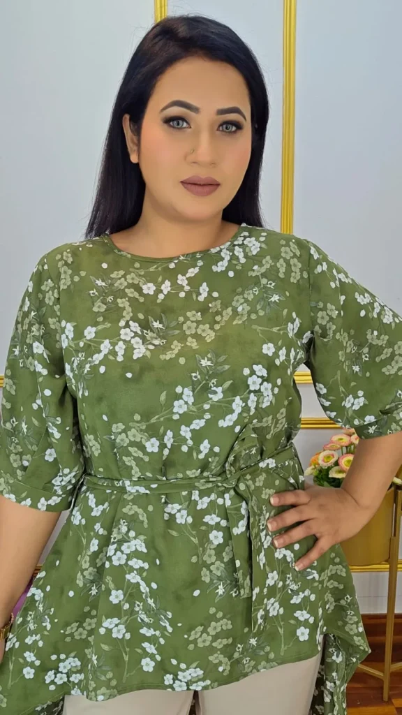 Trendy Malai Georgette Western Top