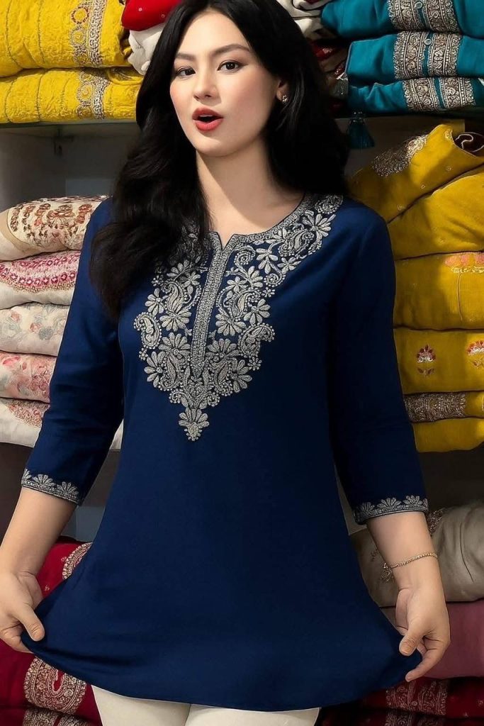 প্রিমিয়াম এমব্রয়ডারি লেডিজ কুর্তি